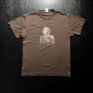 Vintage Bukowski Tee Shirt Brown